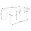 Rozkladací stôl Dickson 150/210x90cm  Mdf/Drevo – Dub Naturalny/Čierna,8