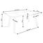 Rozkladací stôl Dickson 150/210x90cm  Mdf/Drevo – Dub Naturalny/Čierna,9