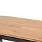 Rozkladací stôl Gustavo 140/180x80cm Mdf/Oceľ – Dub Zlatá/Čierna,9