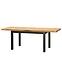 Rozkladací stôl Tiago 140/220x80cm Płyta/Drevo – Dub Craft/Čierna,2