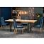 Rozkladací stôl Tiago 140/220x80cm Płyta/Drevo – Dub Craft/Čierna,5