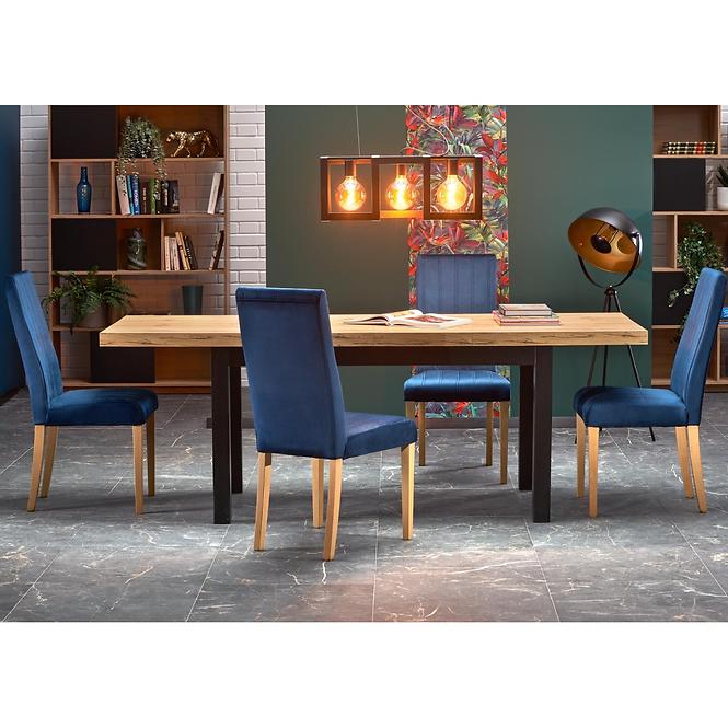 Rozkladací stôl Tiago 140/220x80cm Płyta/Drevo – Dub Craft/Čierna