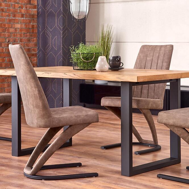 Rozkladací stôl Perez 160/250x90 cm doska/drevo/oceľ – J. Dub/Čierna,13