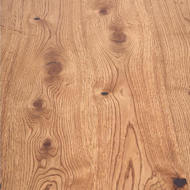 Rozkladací stôl Perez 160/250x90cm Płyta/Drevo/Oceľ – J. Dub/Čierna