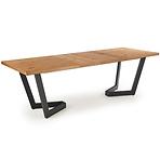 Rozkladací stôl Massive 160/250x90cmSvetlý Dub/Čierna