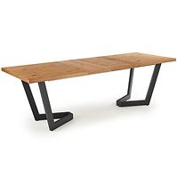 Rozkladací stôl Massive 160/250x90cmSvetlý Dub/Čierna