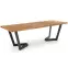 Rozkladací stôl Massive 160/250x90cmSvetlý Dub/Čierna