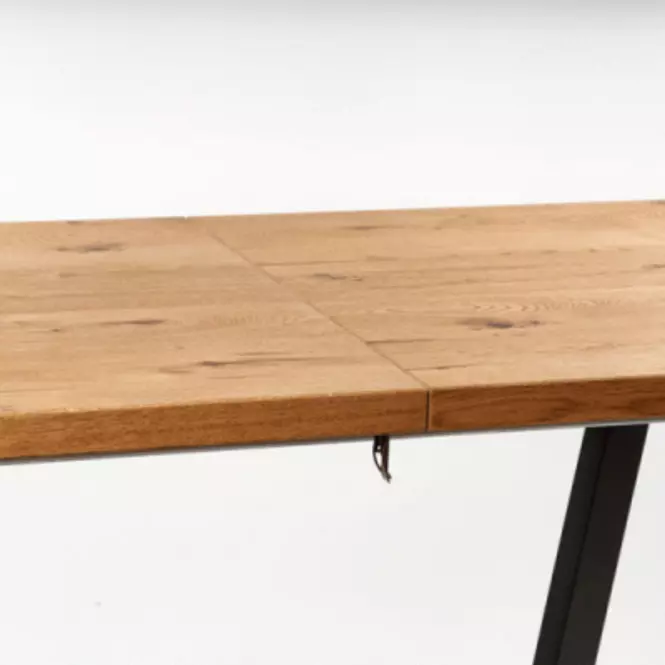 Rozkladací stôl Massive 160/250x90cmSvetlý Dub/Čierna