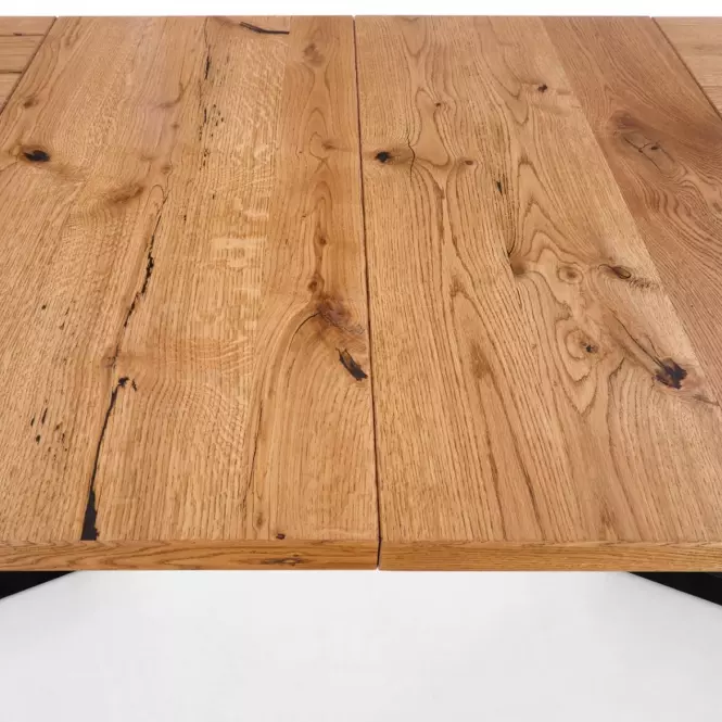 Rozkladací stôl Massive 160/250x90cmSvetlý Dub/Čierna