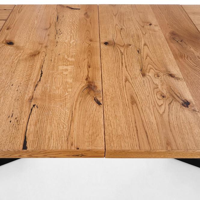 Rozkladací stôl Massive 160/250x90cmSvetlý Dub/Čierna