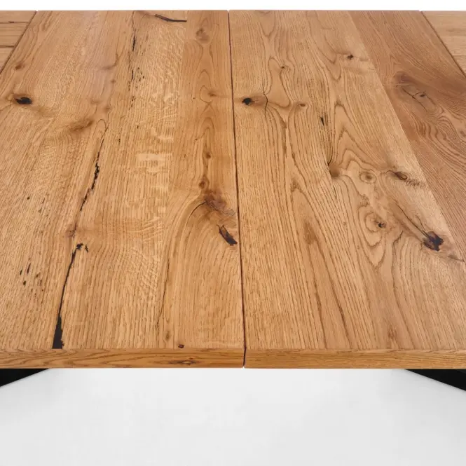 Rozkladací stôl Massive 160/250x90cmSvetlý Dub/Čierna,13