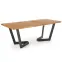 Rozkladací stôl Massive 160/250x90cmSvetlý Dub/Čierna,2