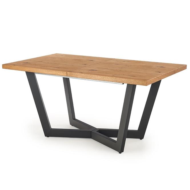 Rozkladací stôl Massive 160/250x90cmSvetlý Dub/Čierna