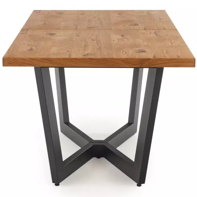 Rozkladací stôl Massive 160/250x90cmSvetlý Dub/Čierna