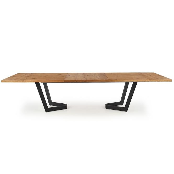 Rozkladací stôl Massive 160/250x90cmSvetlý Dub/Čierna