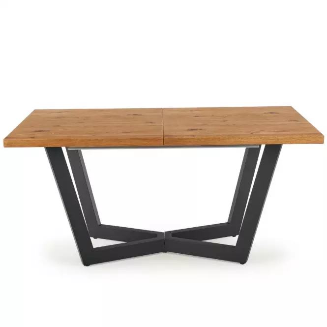 Rozkladací stôl Massive 160/250x90cmSvetlý Dub/Čierna