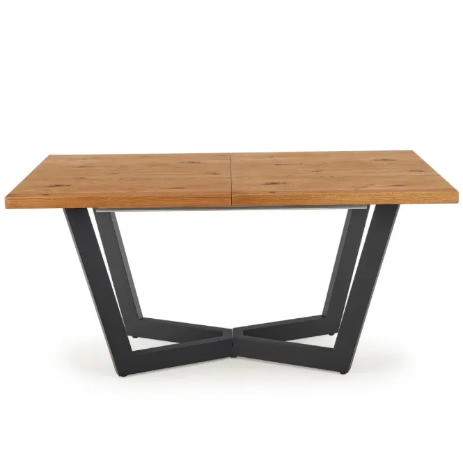 Rozkladací stôl Massive 160/250x90cmSvetlý Dub/Čierna,7