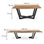 Rozkladací stôl Massive 160/250x90cmSvetlý Dub/Čierna,8