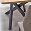Rozkladací stôl Capital 160/200x90cm Mdf/Oceľ – Dub Zlatá/Čierna,13