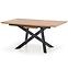 Rozkladací stôl Capital 160/200x90cm Mdf/Oceľ – Dub Zlatá/Čierna