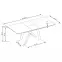 Rozkladací stôl Capital 160/200x90cm Mdf/Oceľ – Dub Zlatá/Čierna,8