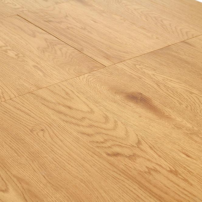 Rozkladací stôl Capital 160/200x90cm Mdf/Oceľ – Dub Zlatá/Čierna