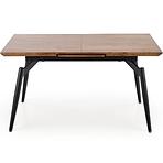 Rozkladací stôl Cambell 140/180x80cm Mdf/Oceľ – Dub Naturalny/Čierna