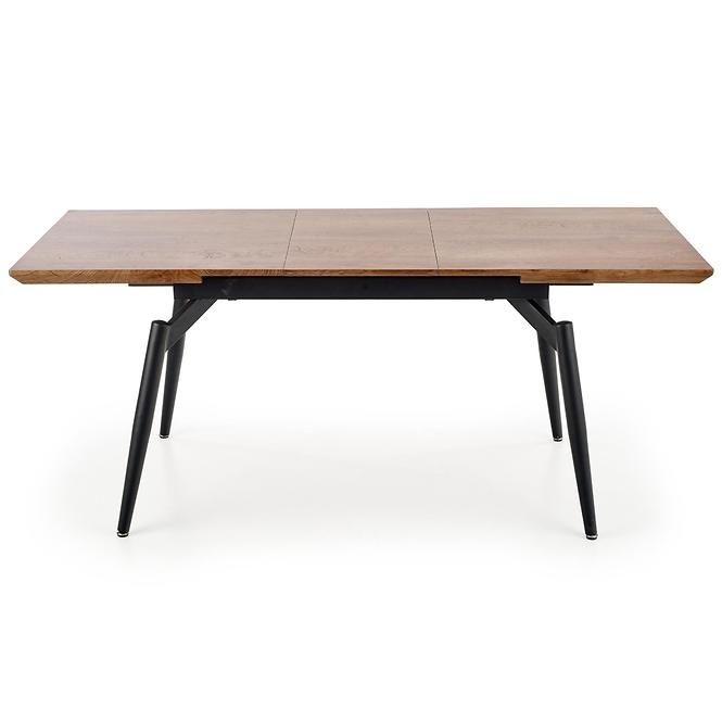 Rozkladací stôl Cambell 140/180x80cm Mdf/Oceľ – Dub Naturalny/Čierna
