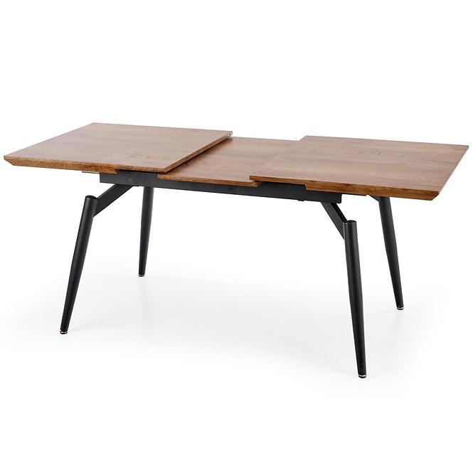 Rozkladací stôl Cambell 140/180x80cm Mdf/Oceľ – Dub Naturalny/Čierna