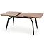 Rozkladací stôl Cambell 140/180x80cm Mdf/Oceľ – Dub Naturalny/Čierna,6
