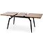 Rozkladací stôl Cambell 140/180x80cm Mdf/Oceľ – Dub Naturalny/Čierna,9