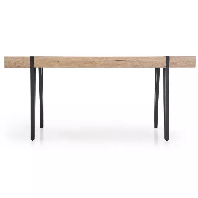 Stôl Yohann 170 Mdf/Oceľ – Dub San Remo/Čierna