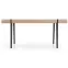 Stôl Yohann 170 Mdf/Oceľ – Dub San Remo/Čierna,3