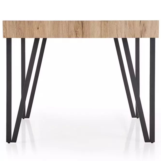 Stôl Yohann 170 Mdf/Oceľ – Dub San Remo/Čierna