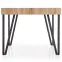 Stôl Yohann 170 Mdf/Oceľ – Dub San Remo/Čierna,4