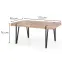 Stôl Yohann 170 Mdf/Oceľ – Dub San Remo/Čierna,5