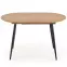Rozkladací stôl Colorado 120/160x80cm Mdf/Oceľ – Dub Zlatá/Čierna