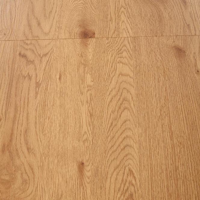 Rozkladací stôl Colorado 120/160x80cm Mdf/Oceľ – Dub Zlatá/Čierna