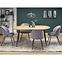 Rozkladací stôl Colorado 120/160x80cm Mdf/Oceľ – Dub Zlatá/Čierna,13