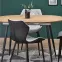 Rozkladací stôl Colorado 120/160x80cm Mdf/Oceľ – Dub Zlatá/Čierna,14
