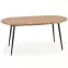 Rozkladací stôl Colorado 120/160x80cm Mdf/Oceľ – Dub Zlatá/Čierna,2