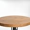 Rozkladací stôl Mercy 120/160x120cm Mdf/Oceľ – Dub Zlatá/Čierna,9