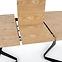 Rozkladací stôl Veldon 160/200x90cm Mdf/Oceľ – Dub Naturalny/Čierna,9
