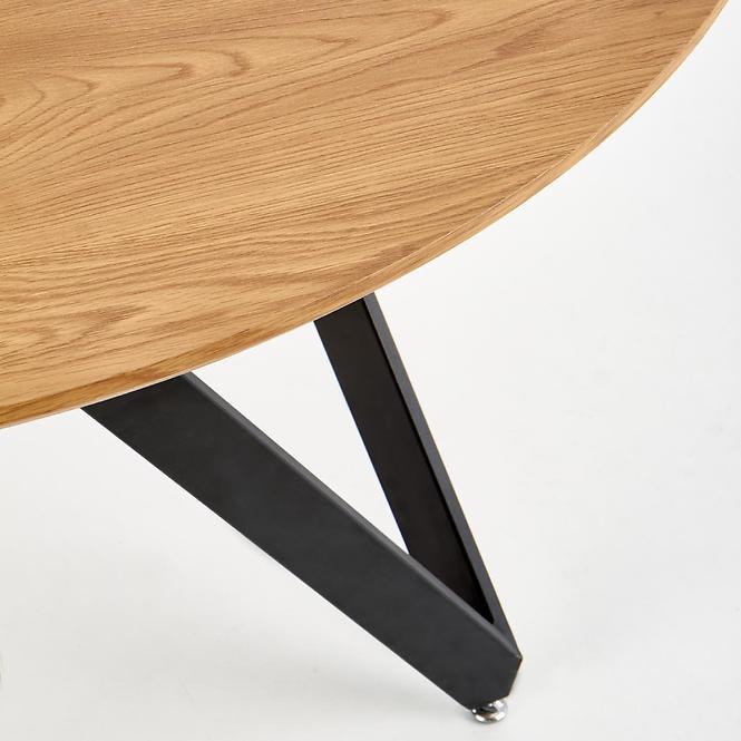 Stôl Mozambik 120 Mdf/Oceľ – Dub Zlatá/Čierna,8
