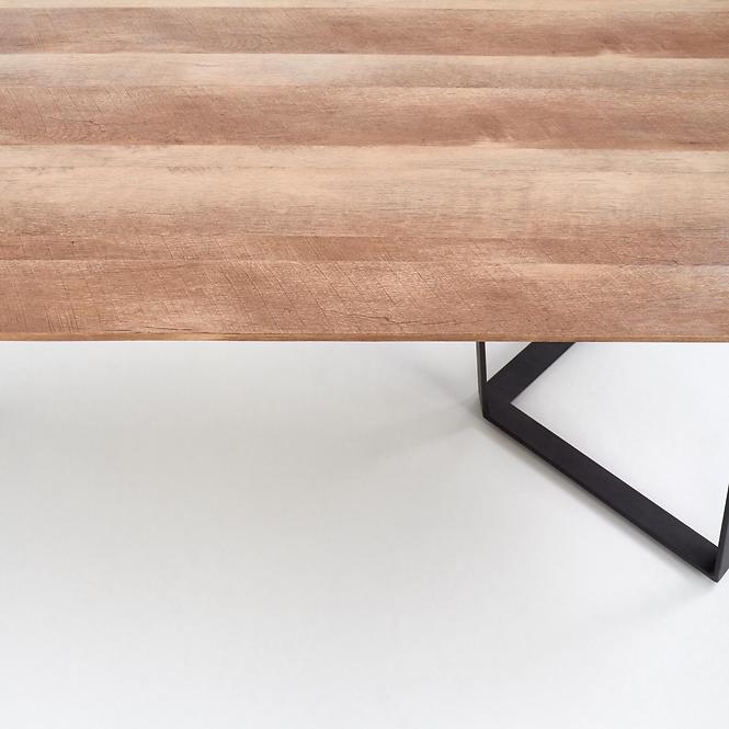 Stôl Calgary 180 Mdf/Oceľ – Orech Rustykalny/Čierna