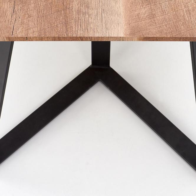 Stôl Calgary 180 Mdf/Oceľ – Orech Rustykalny/Čierna