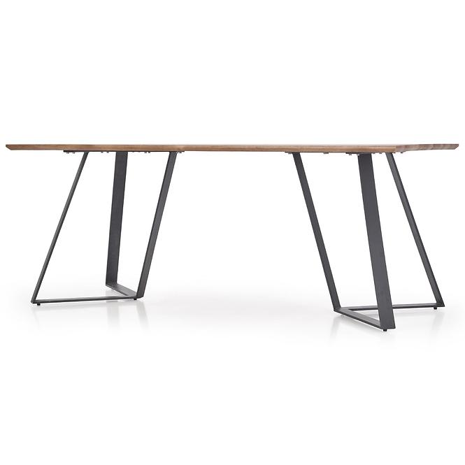 Stôl Calgary 180 Mdf/Oceľ – Orech Rustykalny/Čierna,2