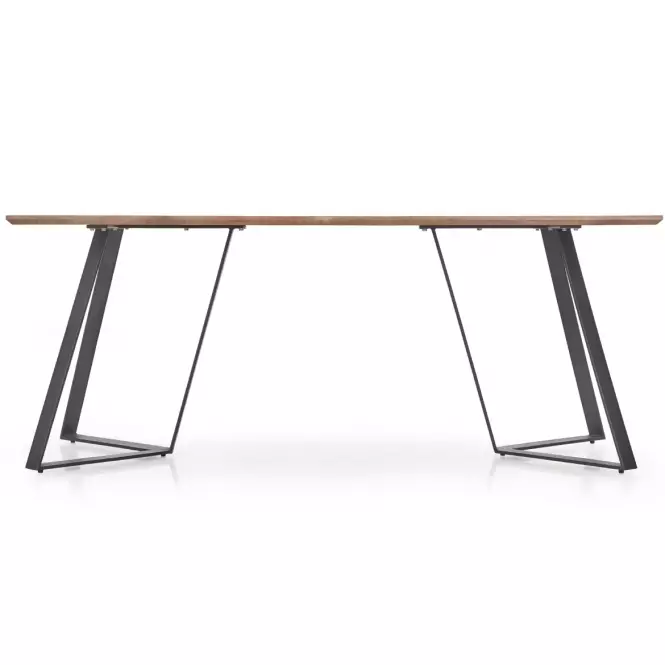 Stôl Calgary 180 Mdf/Oceľ – Orech Rustykalny/Čierna