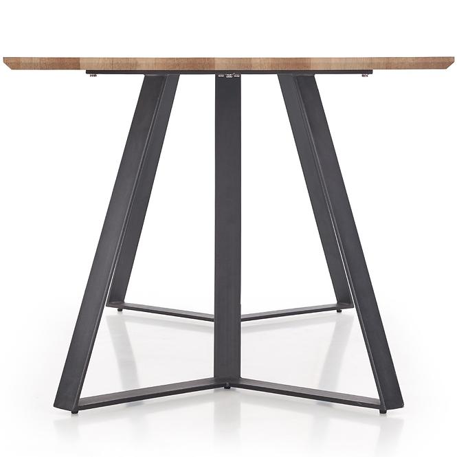 Stôl Calgary 180 Mdf/Oceľ – Orech Rustykalny/Čierna