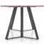 Stôl Calgary 180 Mdf/Oceľ – Orech Rustykalny/Čierna,4